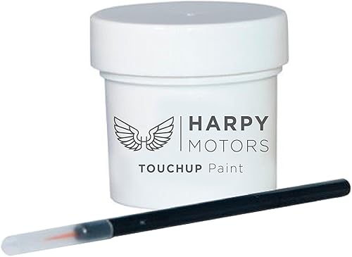Harpy Motors Pintura de retoque de 1 onza con pincel compatible con Mazda MAZDA2 42S Titanium Flash Metallic 2016-2016, coincidencia de color