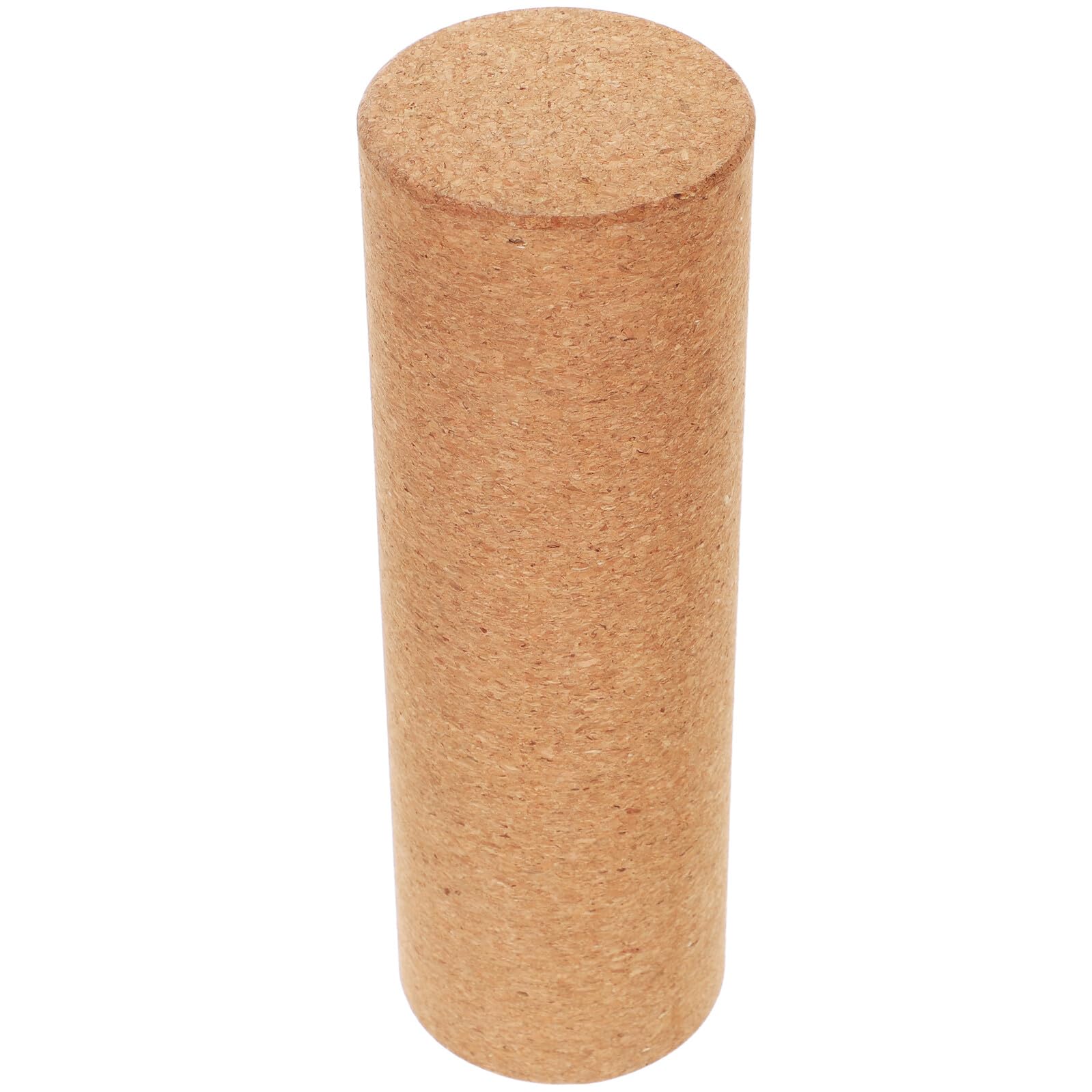 Solid Cork Sports Yoga Cylinder for Back Relief High-density Fitness Roller for Deep Tissue Massage And Back Bend Training Portable Yoga Massager