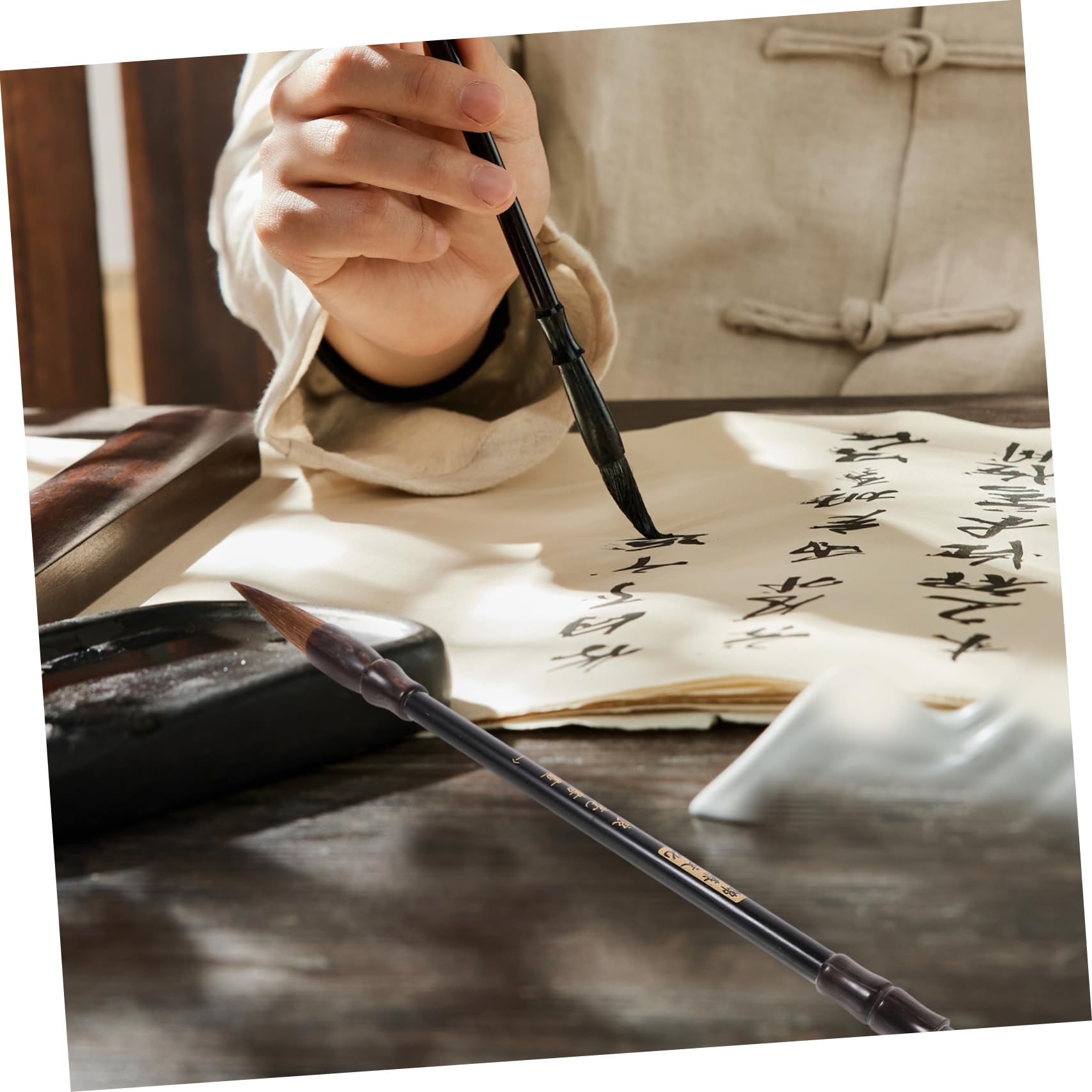 jojofuny 3 Pezzi Pennello Per Scrittura A Mano Pennello Per Calligrafia Per Disegno Calligrafia Cinese Strumenti Per ia E Pittura Cinese Penne A Per
