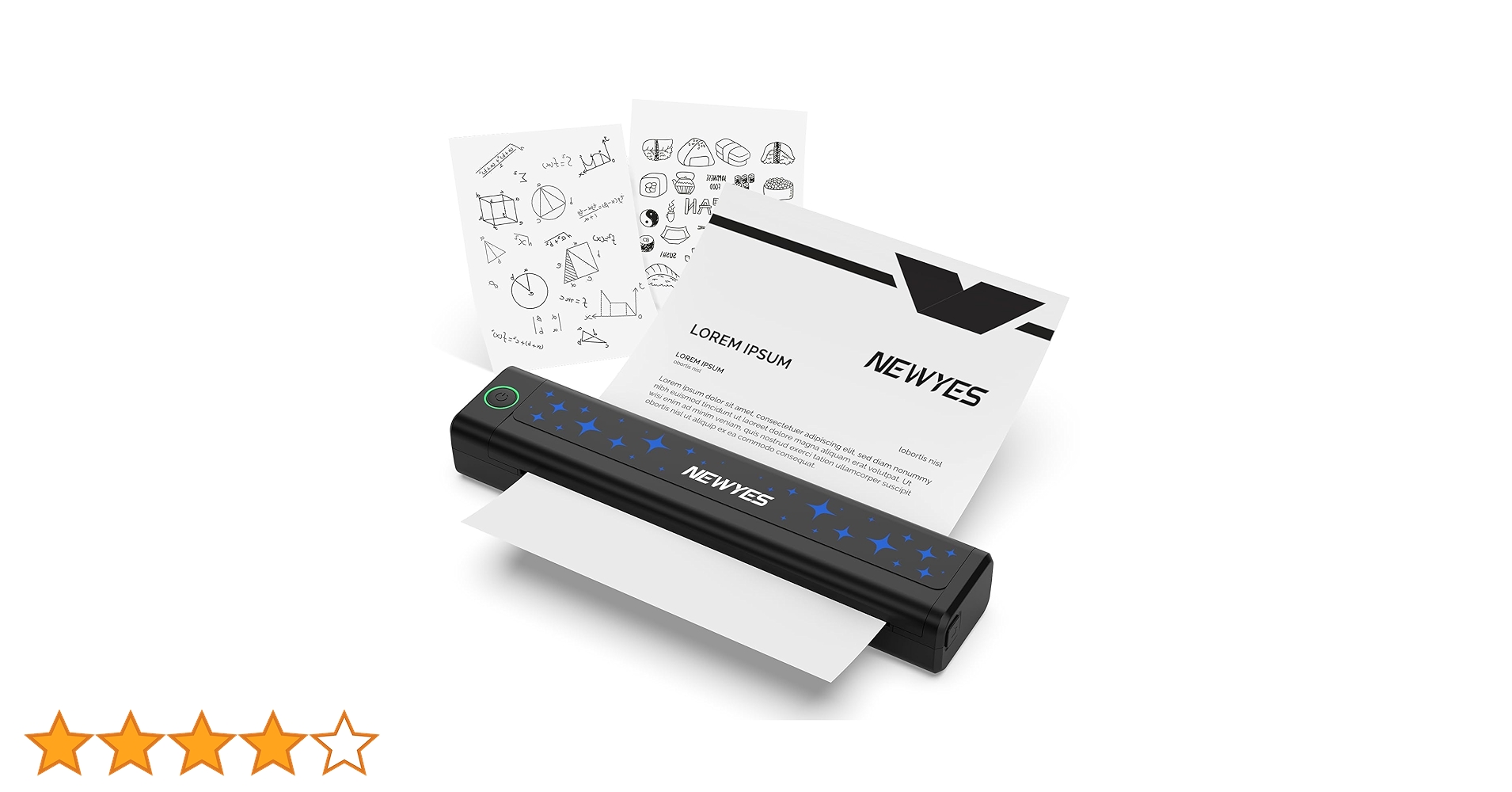 Amazon.co.jp: NEWYES サーマルプリンター インク不要 モバイル