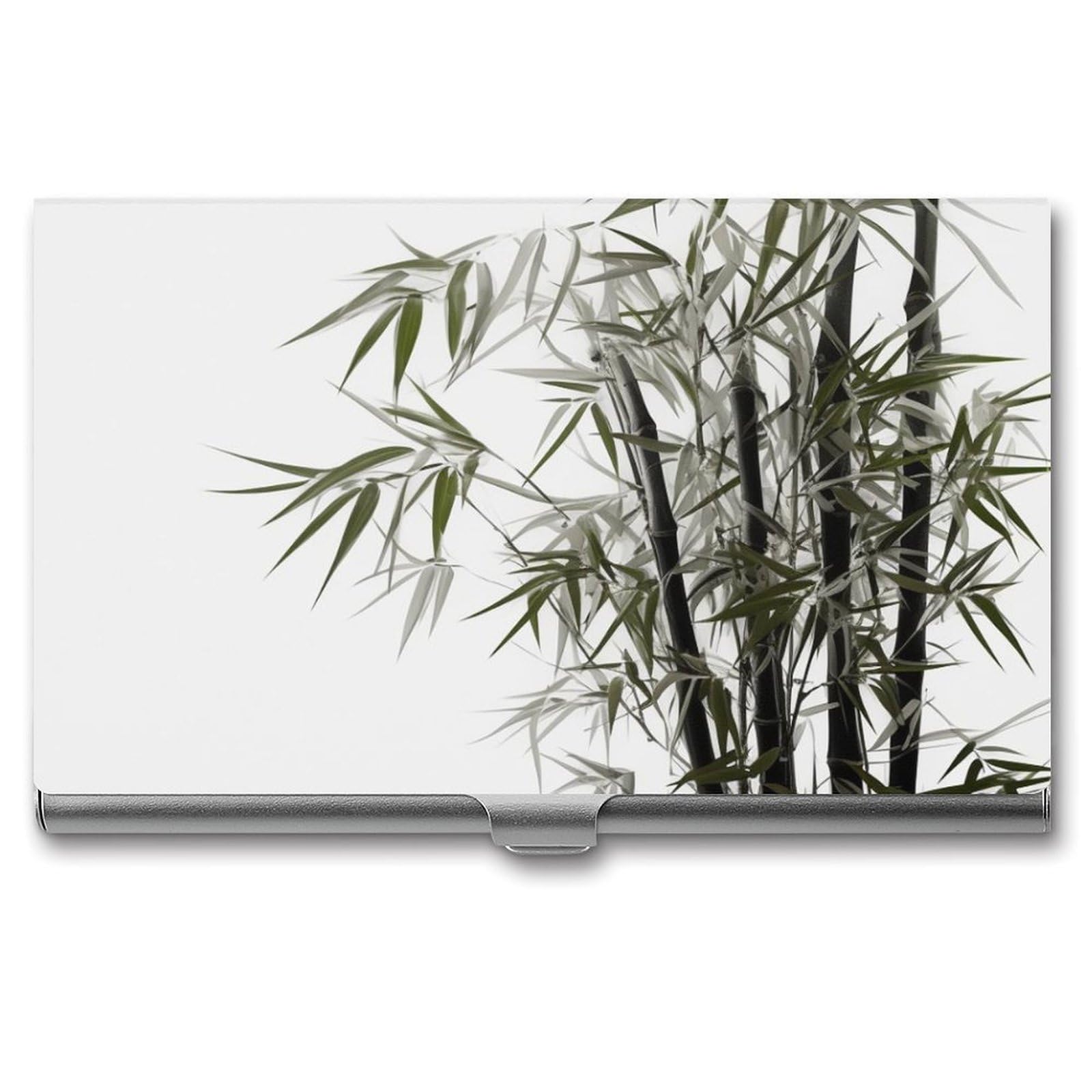 DWVTSLH Asian Business Card Holder, Slim Portable Metal Business Card Case Pocket Wallet Professional Name Cards Holder for 22-30 Cards, Credit Card ID Case/Holder for Men Women