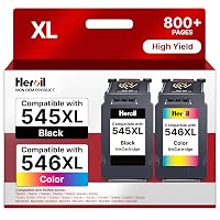 Heroil Cartucce per Canon 545 546 Cartuccia per canon 545 Nero per Canon 545 546 XL