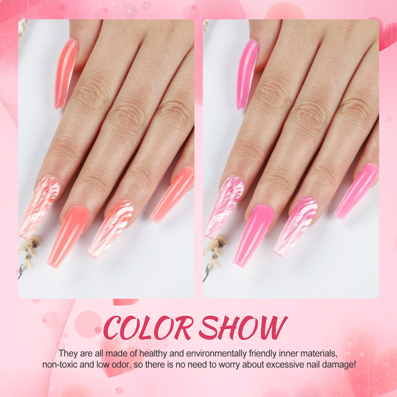 COSCELIA Zestaw lakierów do paznokci, 15 sztuk, żelowy lakier do paznokci z lampą 36 W U V/LED, 3 szt. Poly Nail Extension Gel, wiertarka do paznokci maszyna Top & Base Coat Nail Art dla