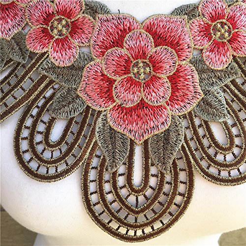 Floral Broderie Costume Voile DIY Tissu Dentelle Mariage Robe Rideaux Tulle