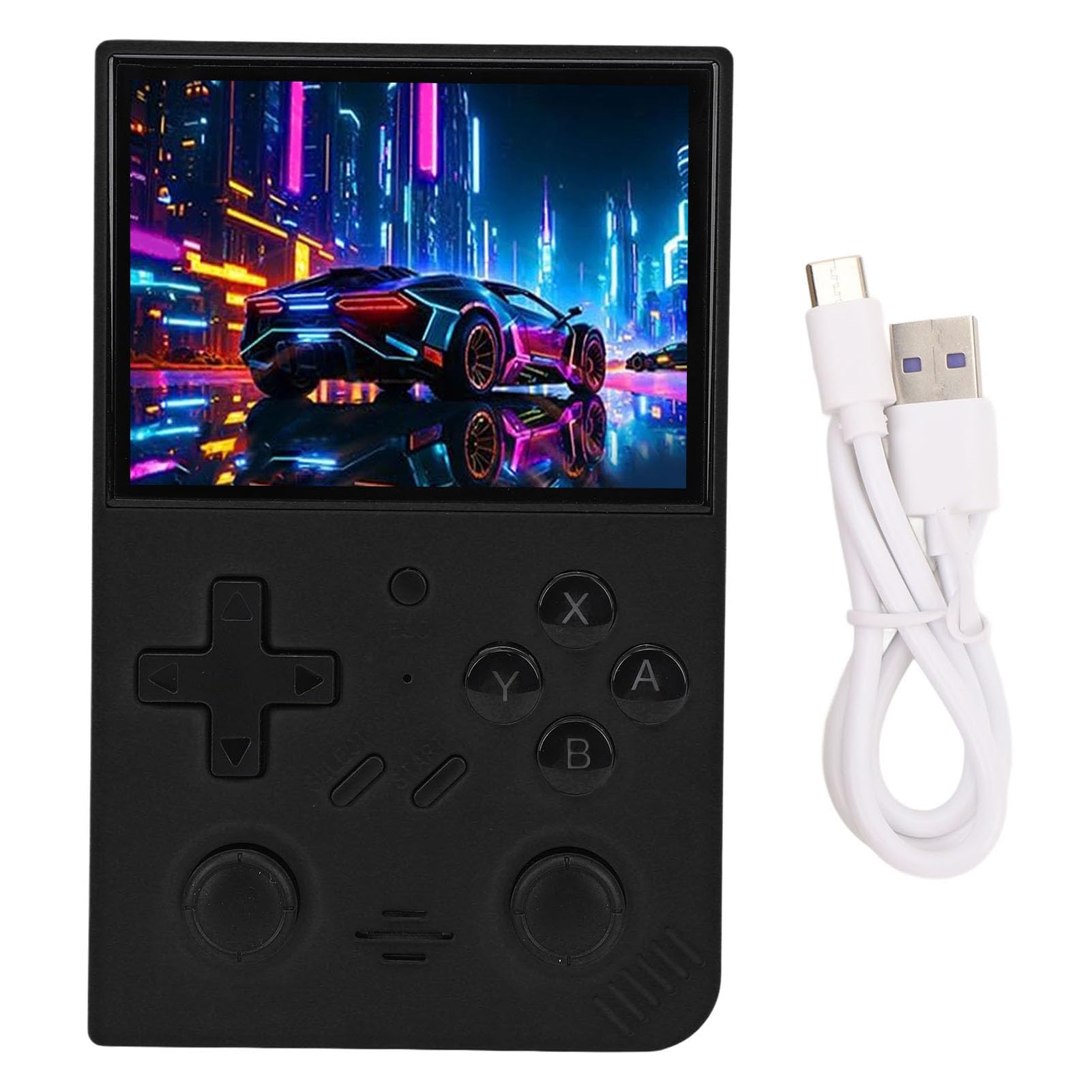 Consola de Juegos Portátil Compacta con Pantalla LCD IPS de 3,5 Pulgadas para Entretenimiento Al Aire Libre (64G)