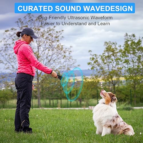 Miniatura 2 de QZC Super Ultrasonic Dog Chaser,Entrenamiento perro desterrar perro máquina,Detener animales ataques agresión