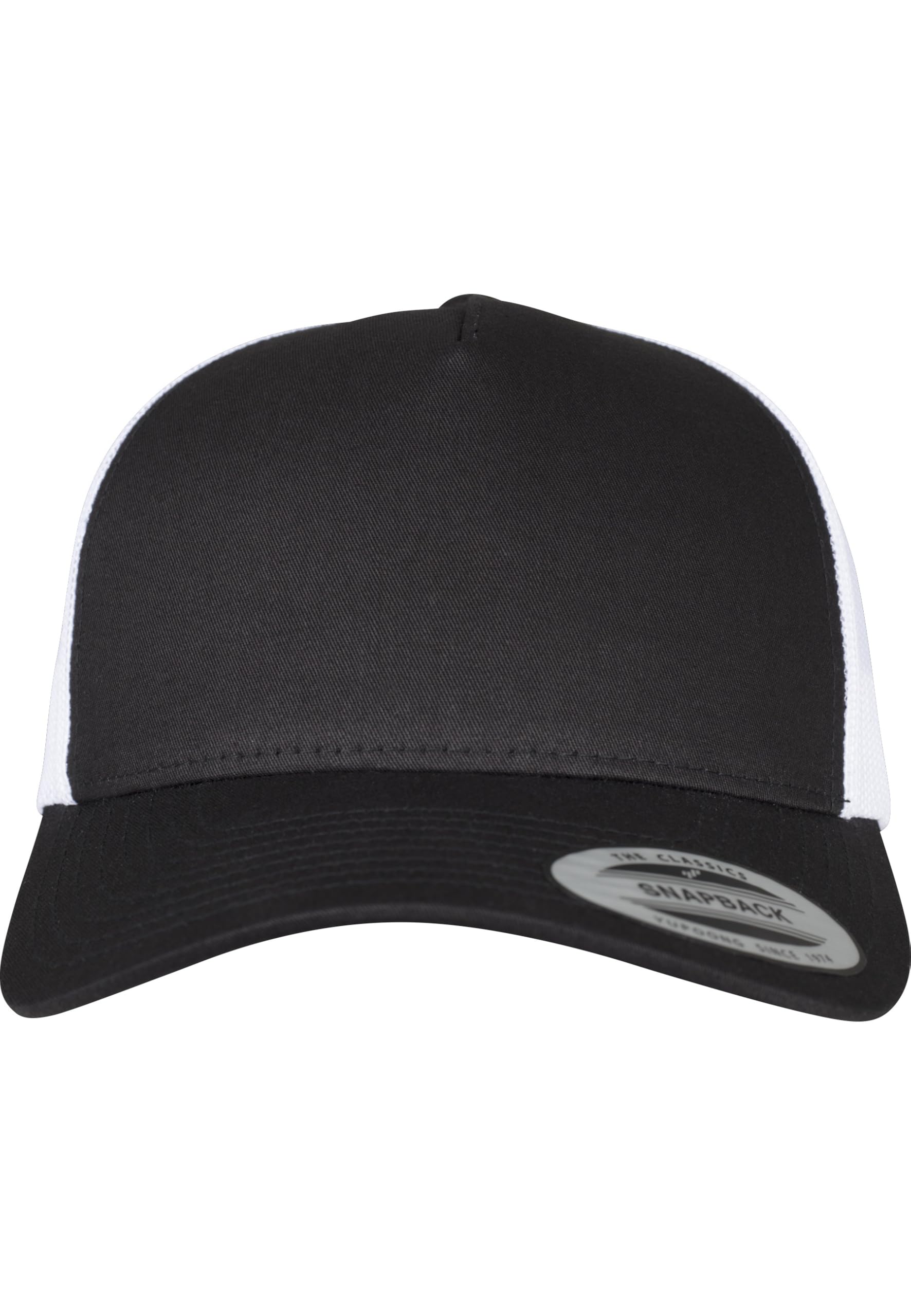 Flexfit 5-Panel Retro Trucker 2-Tone Cap Kape, blk/Wht, one Size