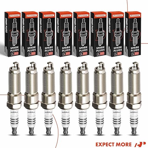 Miniatura 9 de A-Premium Iridium Platinum Bujías compatibles con Jeep Grand Cherokee 2005-2008, Commander 2006-2008 y Dodge Ram 15002500 2003-2008, Charger,