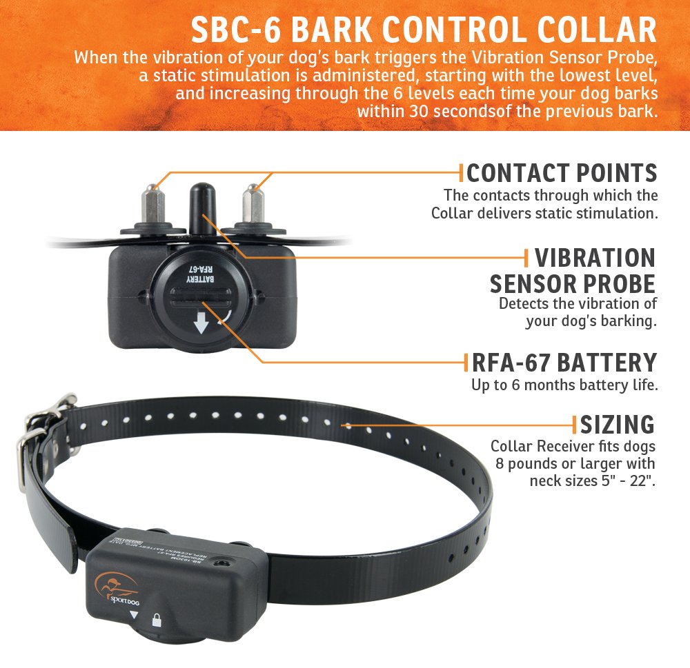 【未使用品】SPORTDOG　犬　無駄吠え防止　首輪　SBC-8 Amazon | SPORTDOG 犬の無駄吠え防止首輪 バークコントロール