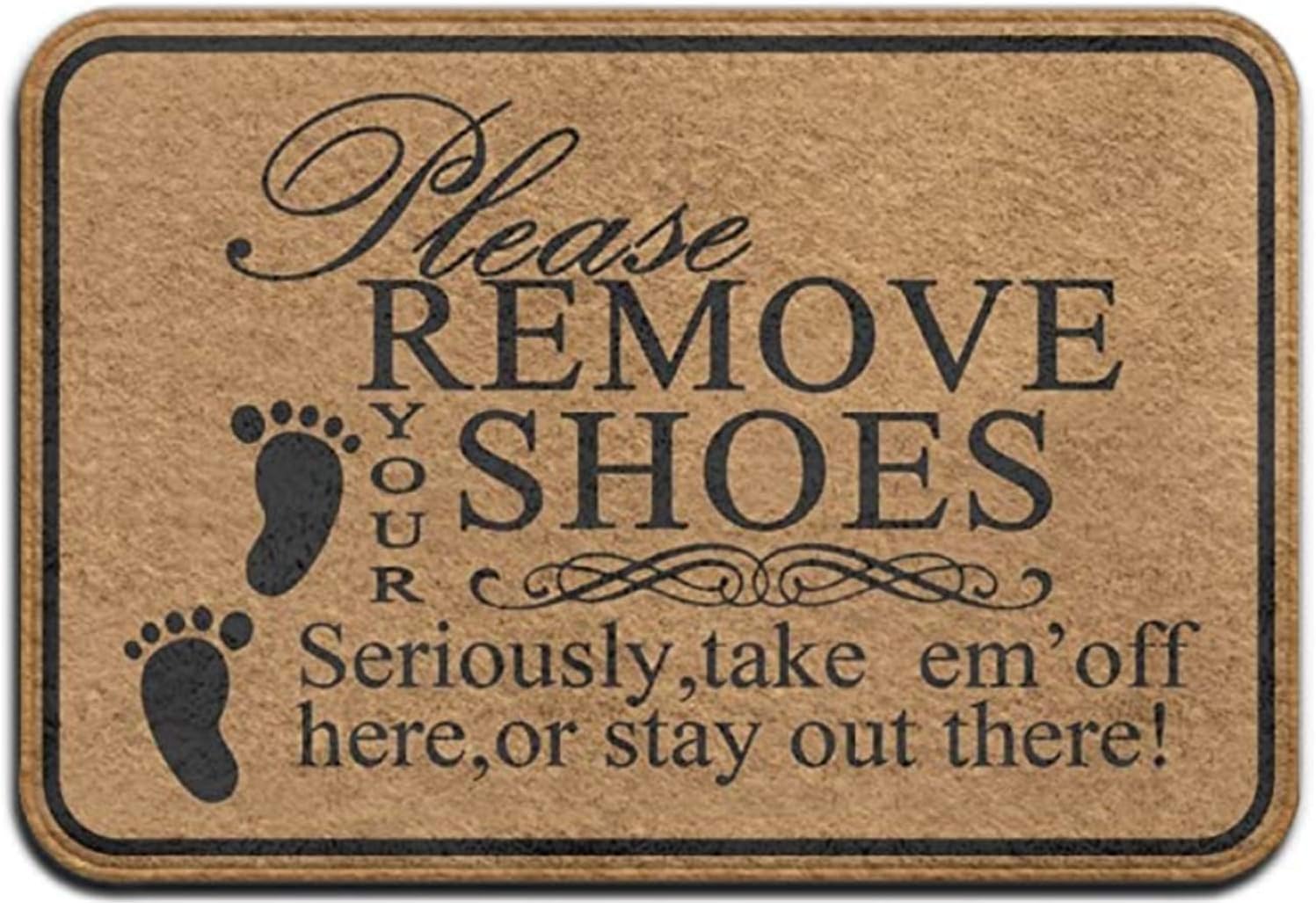 Custom Door Mat Funny Milk Cow Decorative Doormat Indoor/Outdoor Doormat 23.6" x 15.7" Decor Rug Non-Woven Fabricโฆ (Seven)