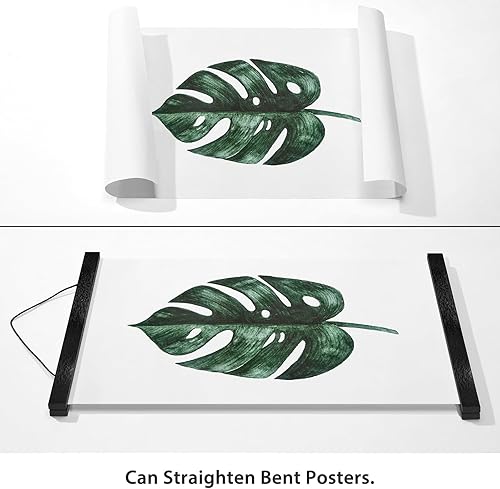 Miniatura 4 de HONKKI Marco Magnético para Colgar Pósteres para 50x70 50x32 50x40 Pósteres de Películas y Música Arte de Pared, Marcos de Fotos de Madera Negra