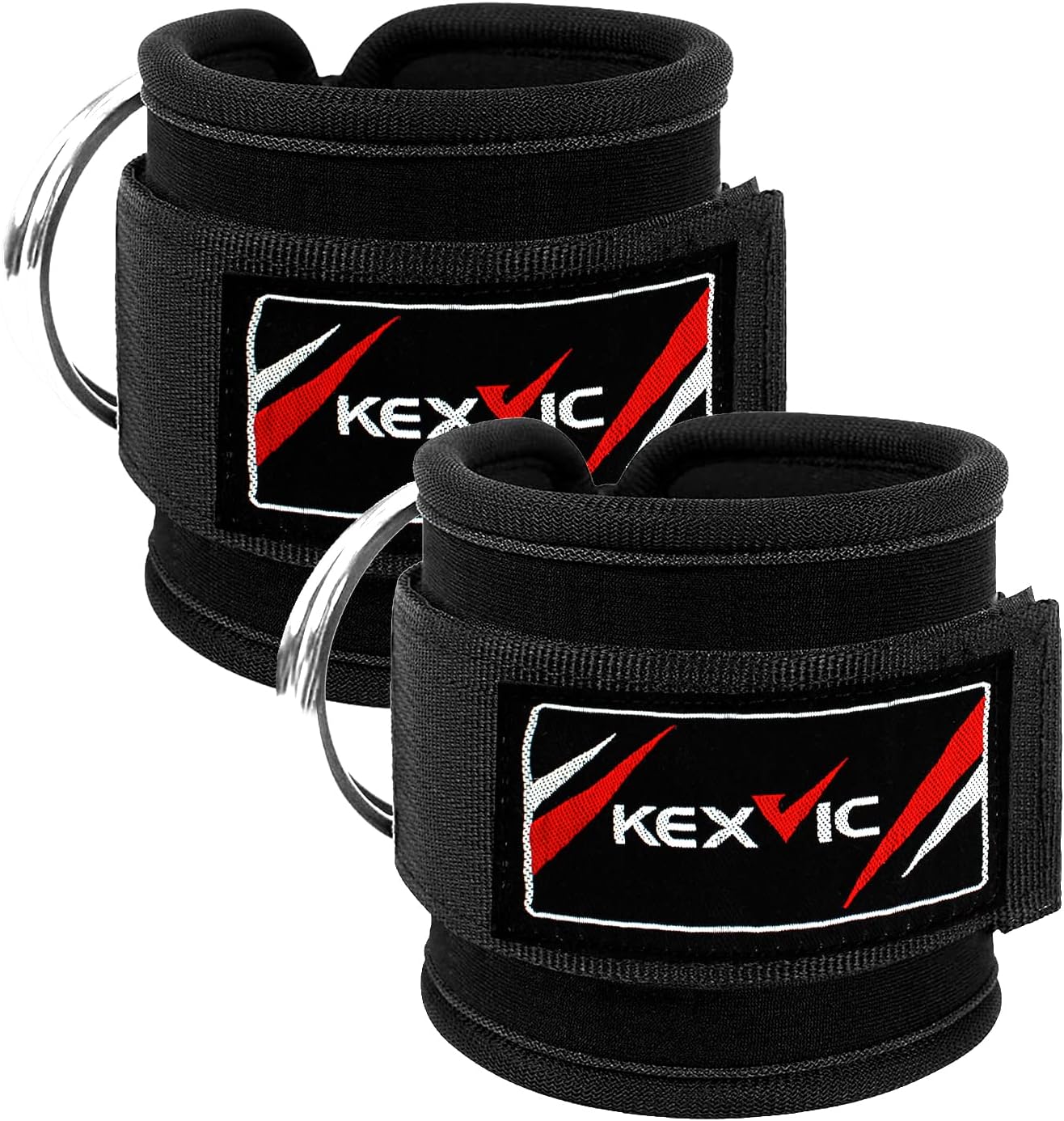 Kexvic Ankle Straps for Cable Machines Pair Professional Gym Cuffs for