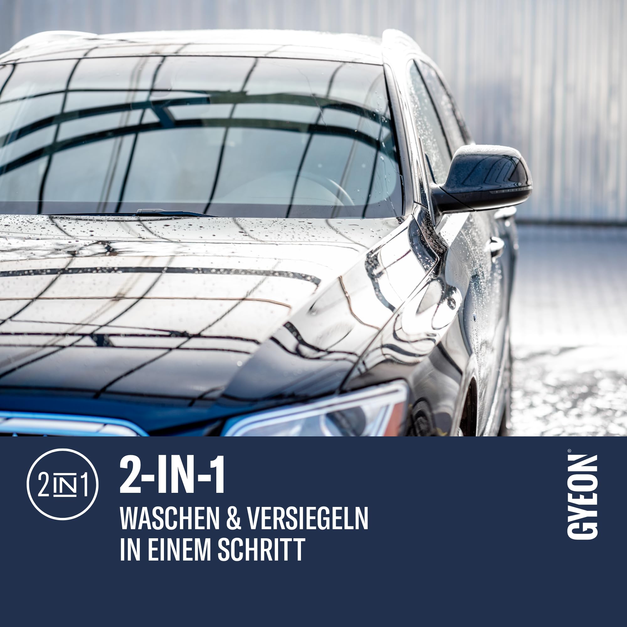 Gyeon Q²M Bathe+ - Autoshampoo mit Versiegelung - Hydrophob, selbstreinigend und sicher für alle Oberflächen (1000 ml)