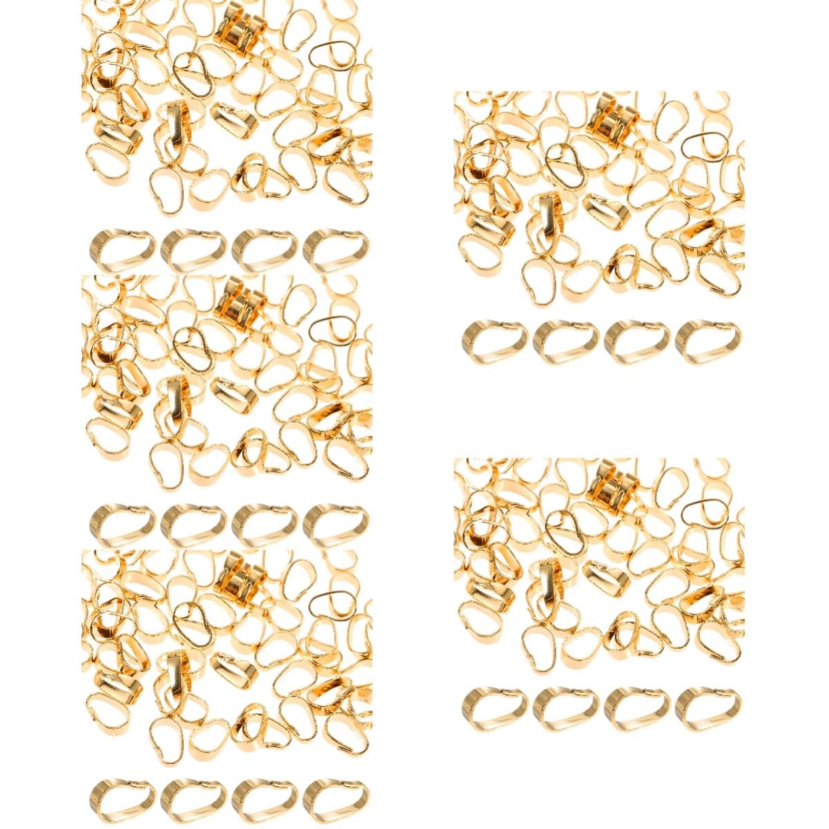 Tofficu 500stücke Kettenverschlüsse Für Armbänder Und Schmuckherstellung Langlebigem Legierungsmaterial Nicht Verformbar Für Kreative Projekte