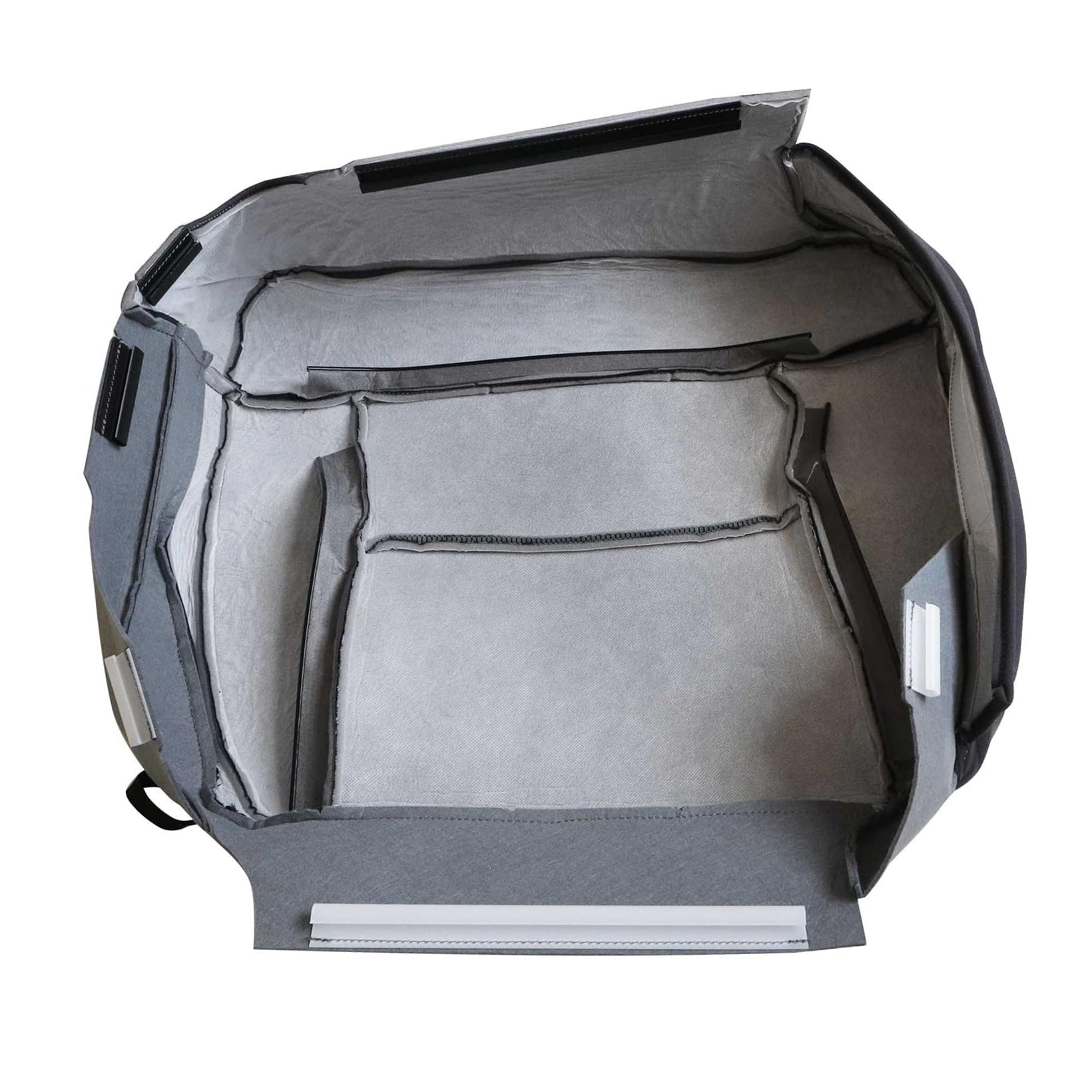 NLQR Driver Bottom Seat Cover & Foam Cushion - Microfiber Leather For Ford F150 Lariat 2004-2008 (Front Driver Side, Medium Flint Gray)