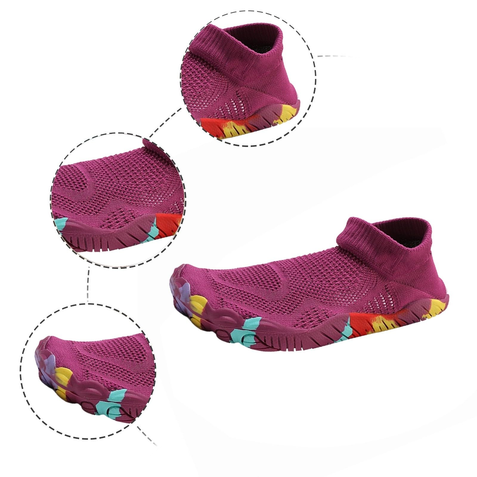 Scarpe Da Scoglio Donna Mare Vela Per Sassi Acqua Scarpette Bambina Ciabatte Scogli Spiaggia Scarpine Uomo Sandali Gomma Roccia Ciabatta Con Plastica Neoprene Tg Ginnastica