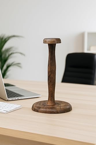 Miniatura 2 de Soporte de madera para casco medieval Soporte de madera plegable para casco Soporte de máscara Soporte de máscara de sombrero Soporte de sombrero