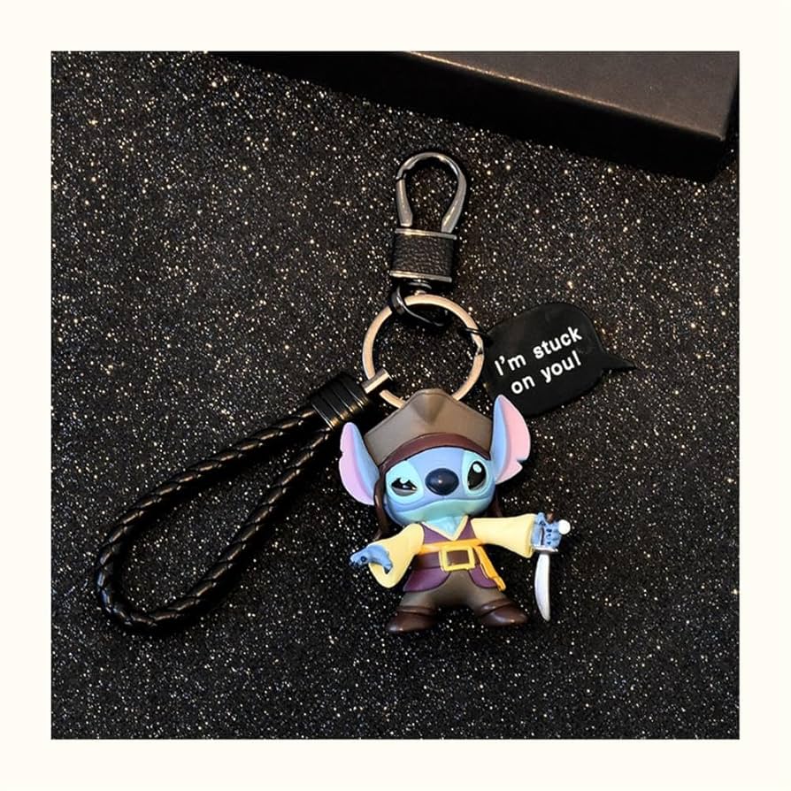 スティッチ フィギュア型　キーホルダー　キーチェーン　タグ付 Amazon.co.jp: スティッチ 海賊 キーホルダー おもちゃ キー