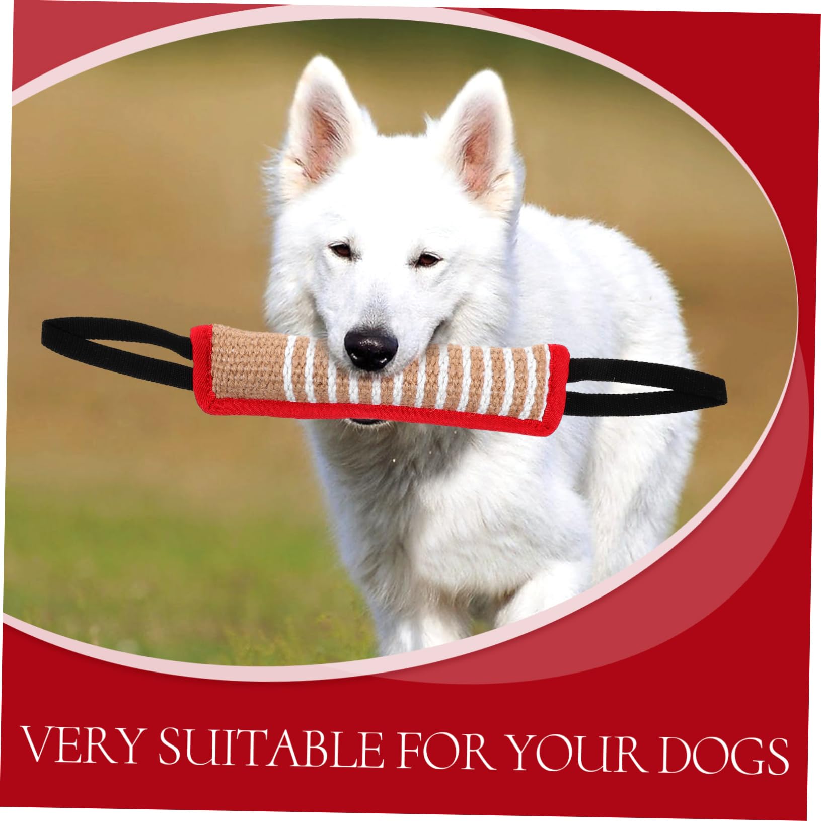 BESPORTBLE 5stücke Dog Tug Toy Jute Bisskissen Für Hundetraining Interaktives Spielzeug Für Große Und Kleine Hunde Und Zerren Und Langlebig
