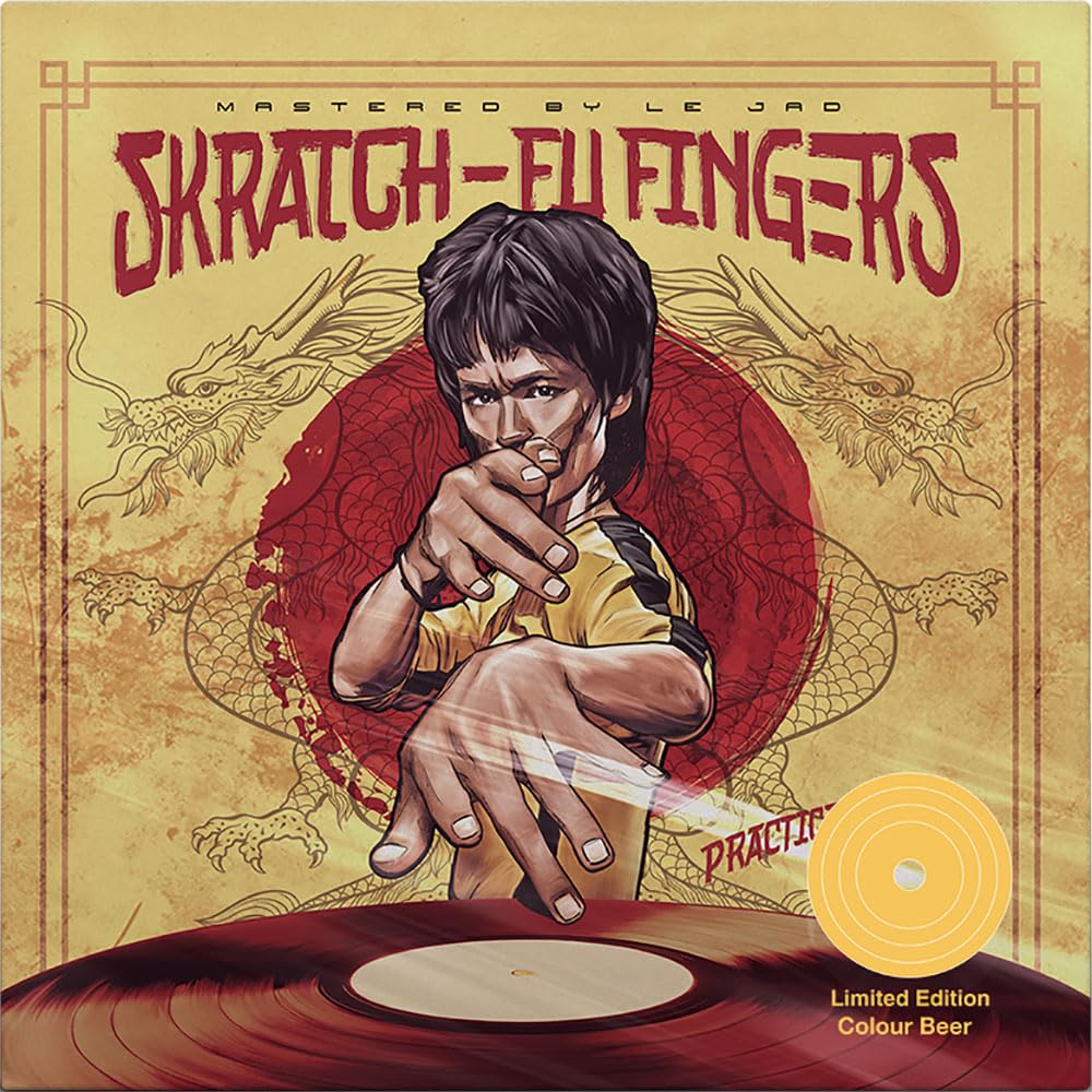 DJ T KUT - Skratch Fu Fingers Practice - Vinyl (""beer"" vinyl LP)