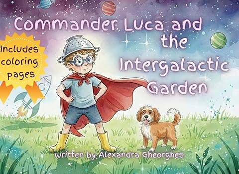 Commander Luca and the Intergalactic Garden: An Illustrated Story to Spark Creativity and Help Children Turn Ordinary Objects into Extraordinary Adventures