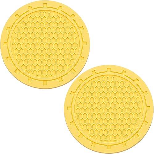 Miniatura 13 de 4 posavasos para automóvil, portavasos antideslizantes incrustados en adornos, accesorios universales empotrados para el interior del automóvil de