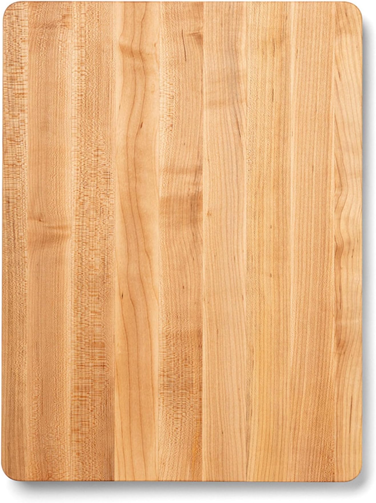 John Boos Chop-N-Slice Series Rectangular Wooden Maple Cutting Board 20”x15” – 1.25” Thick, 10-lb Reversible Butcher Block with Eased Corners & Edge-Grain – Made in the USA
