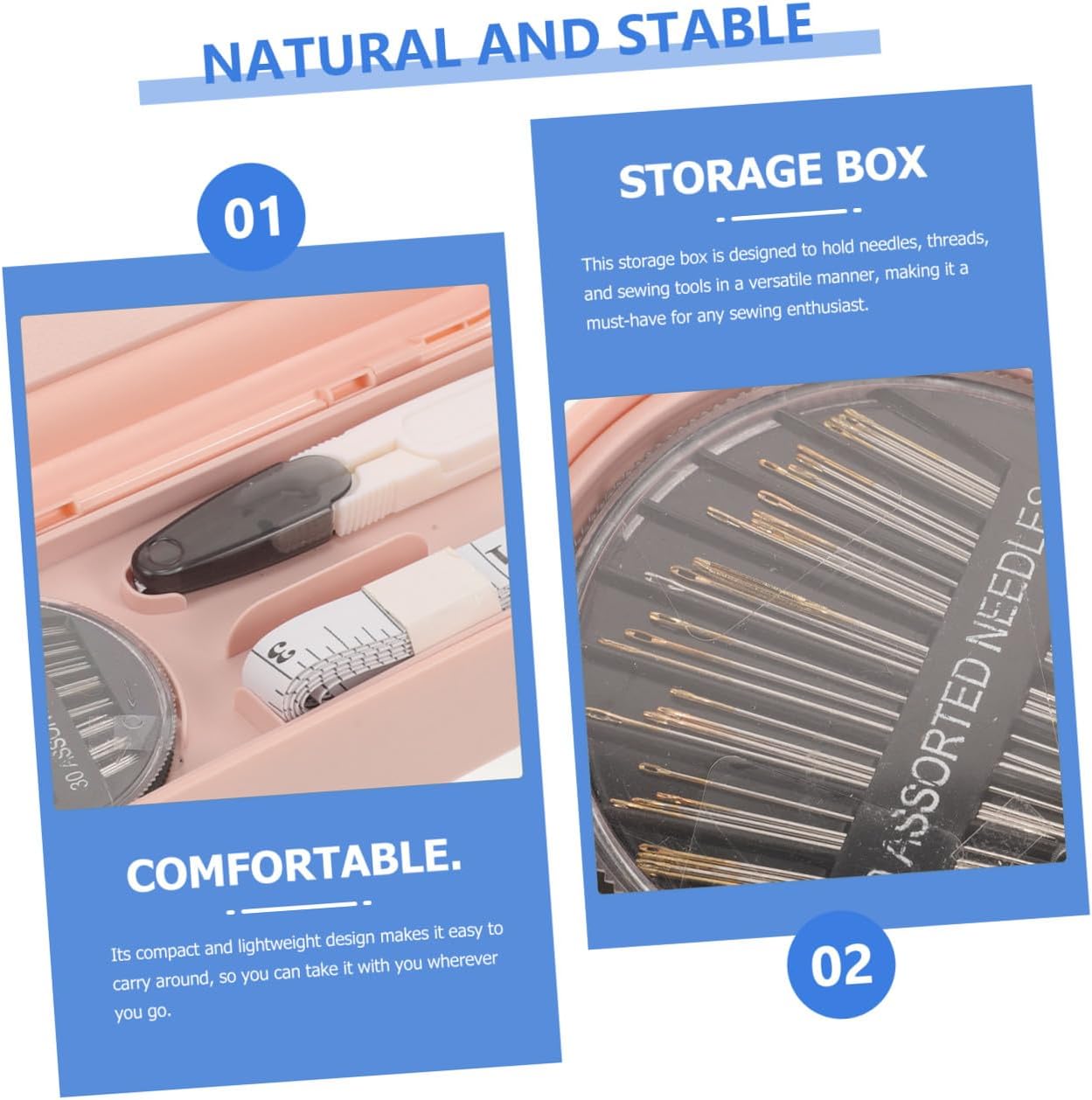 Household Sewing Kit Portable Plastic Daily Sewing Tool