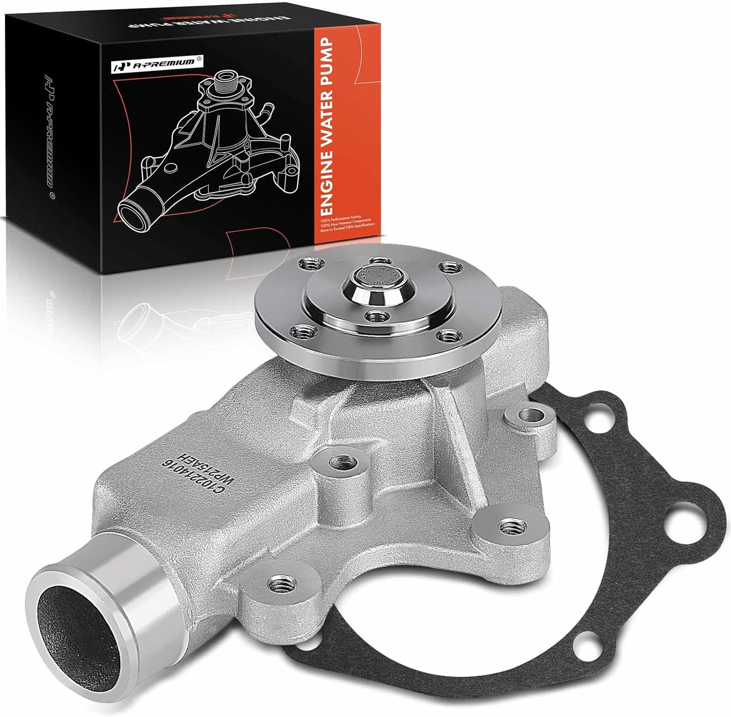A-Premium Engine Water Pump W/Gasket Compatible with Jeep Cherokee 1987-2001, Comanche 1987-1992, Wagoneer 1987-1990 & Eagle 1988-1989 - (OHV 2.5L 4.0L)
