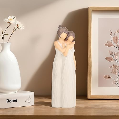 Miniatura 9 de LCCCK Figuras para madre e hija, regalos para mamá, figuras para abrazar a la madre, hija, regalos para novia, regalos sentimentales significativos