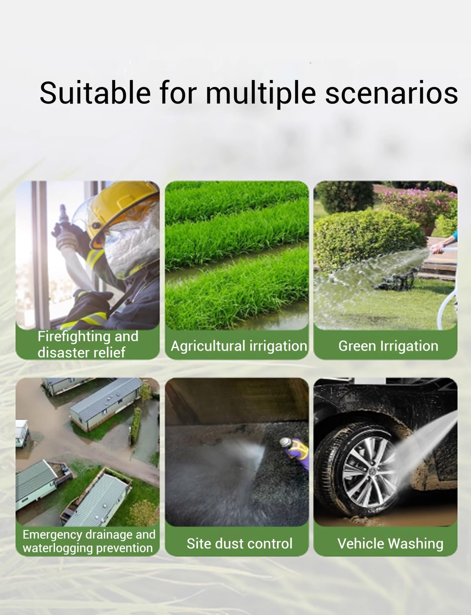 Manguera de retrolavado para drenaje de piscina y riego de jardín