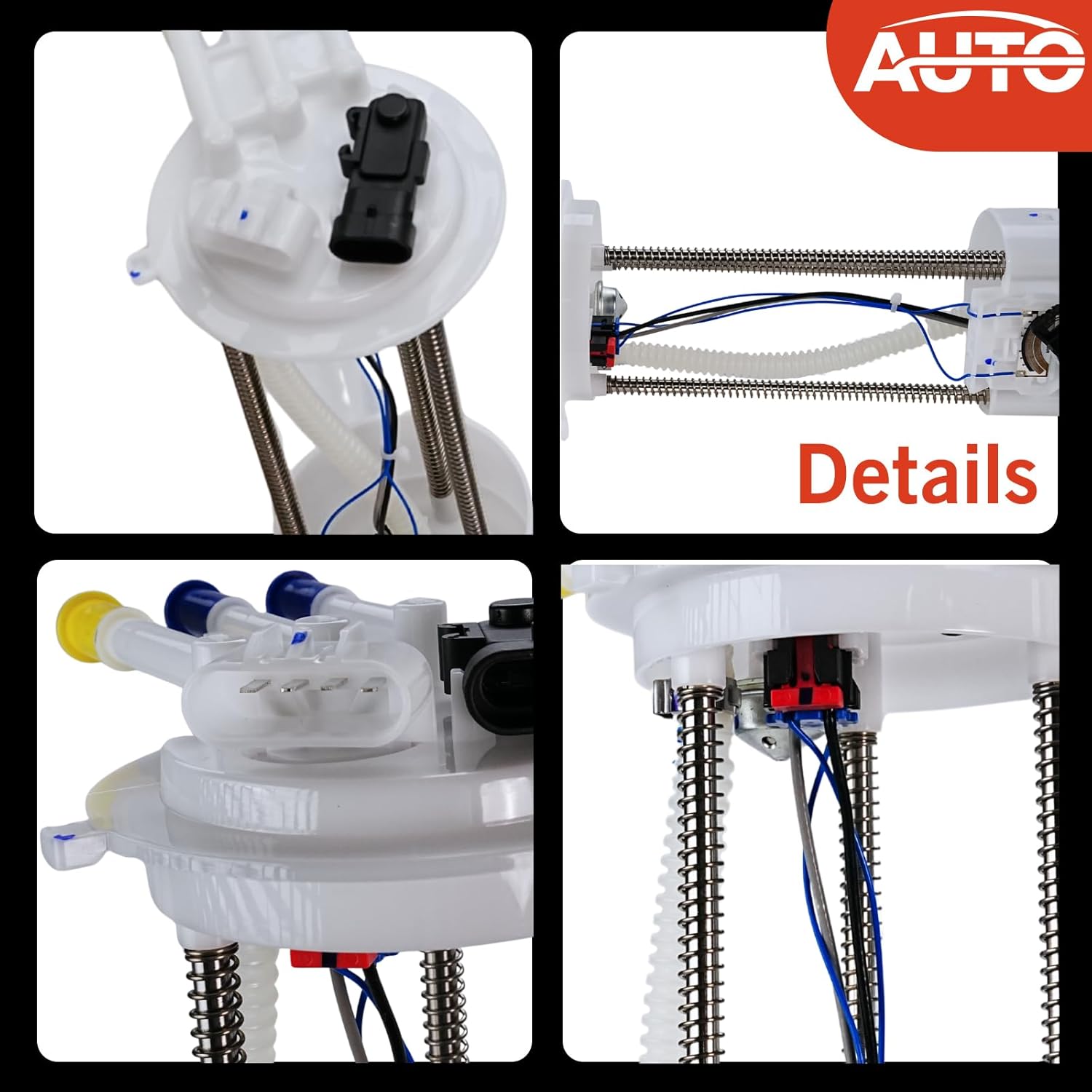 Electric Fuel Pump Module Assembly Compatible with 2003-2004 GMC Sonoma V6 4.3L Crew Cab Pickup,2003-2004 Chevrolet S10 V6 4.3L Replaces E3566M