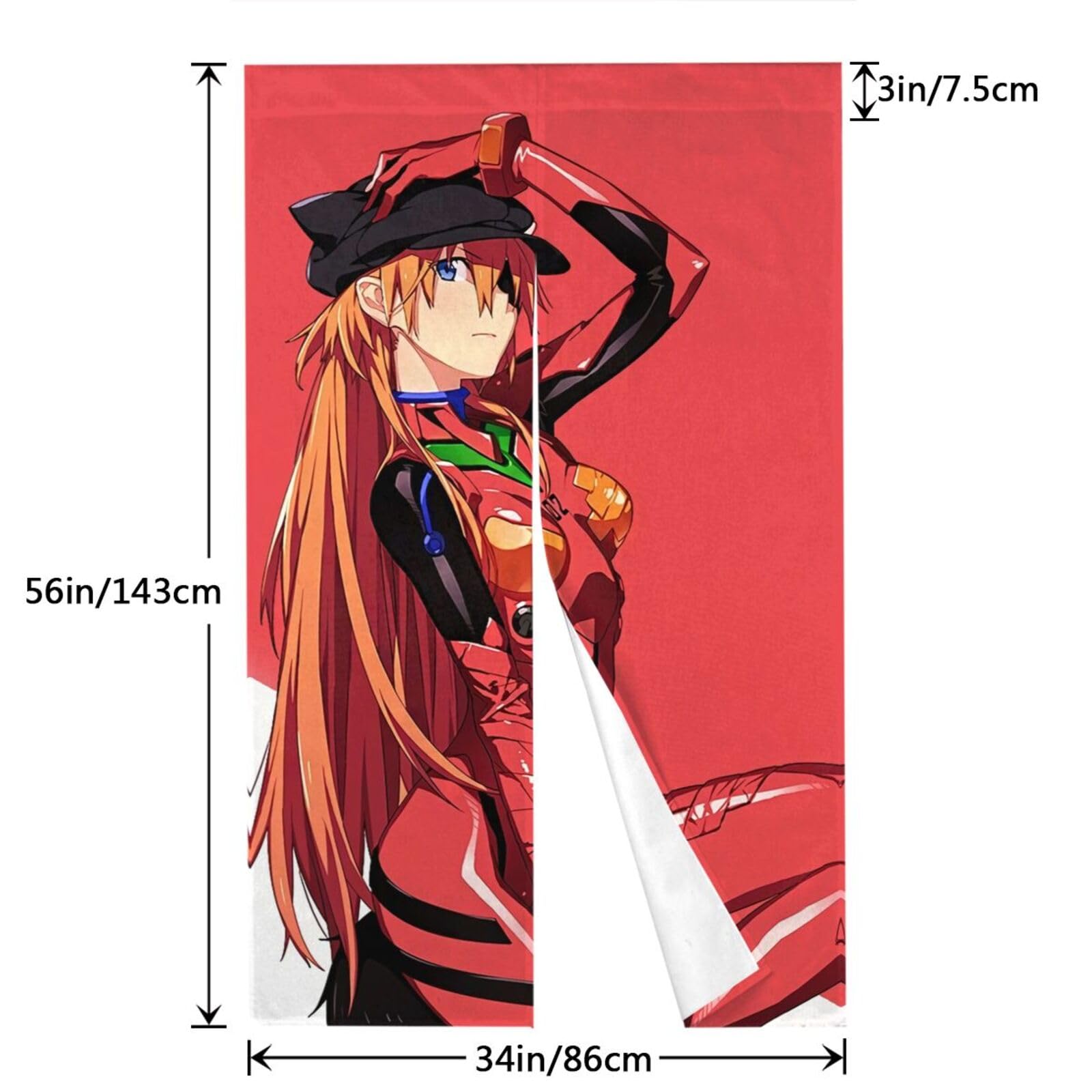 Amazon｜新世紀エヴァンゲリオン アスカ Eva のれん 暖簾 部屋間仕切り