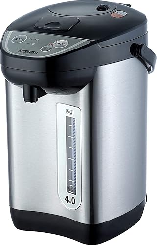 Eurotech Dispensador de agua caliente ET4010, acero inoxidable