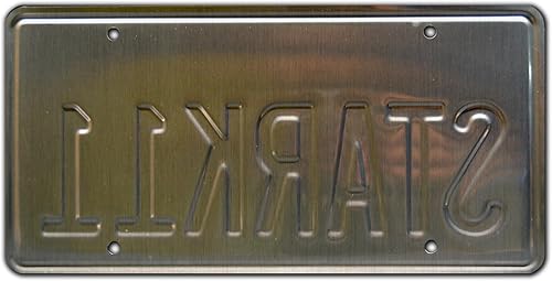 Miniatura 2 de Iron Man 2  STARK 11  Metal Stamped License Plate