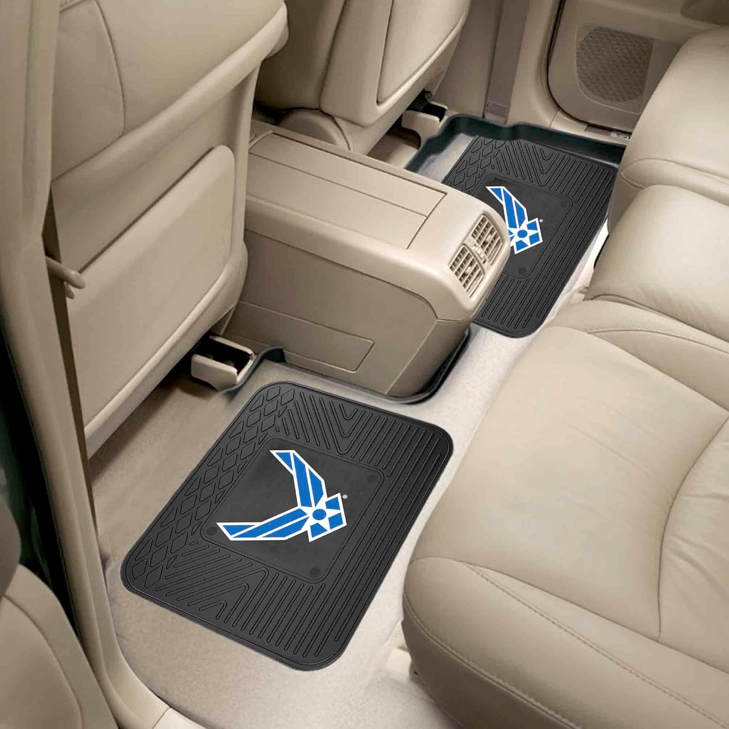 FANMATS - 16945 Fanmats Military 'Air Force' Utility Mat - 2 Piece 14"x17"