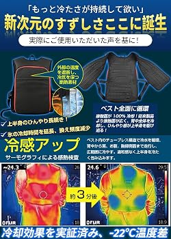 Amazon.co.jp: [HAMOMER] 水循環ベスト【接続面100％冷却 全面冷感仕様