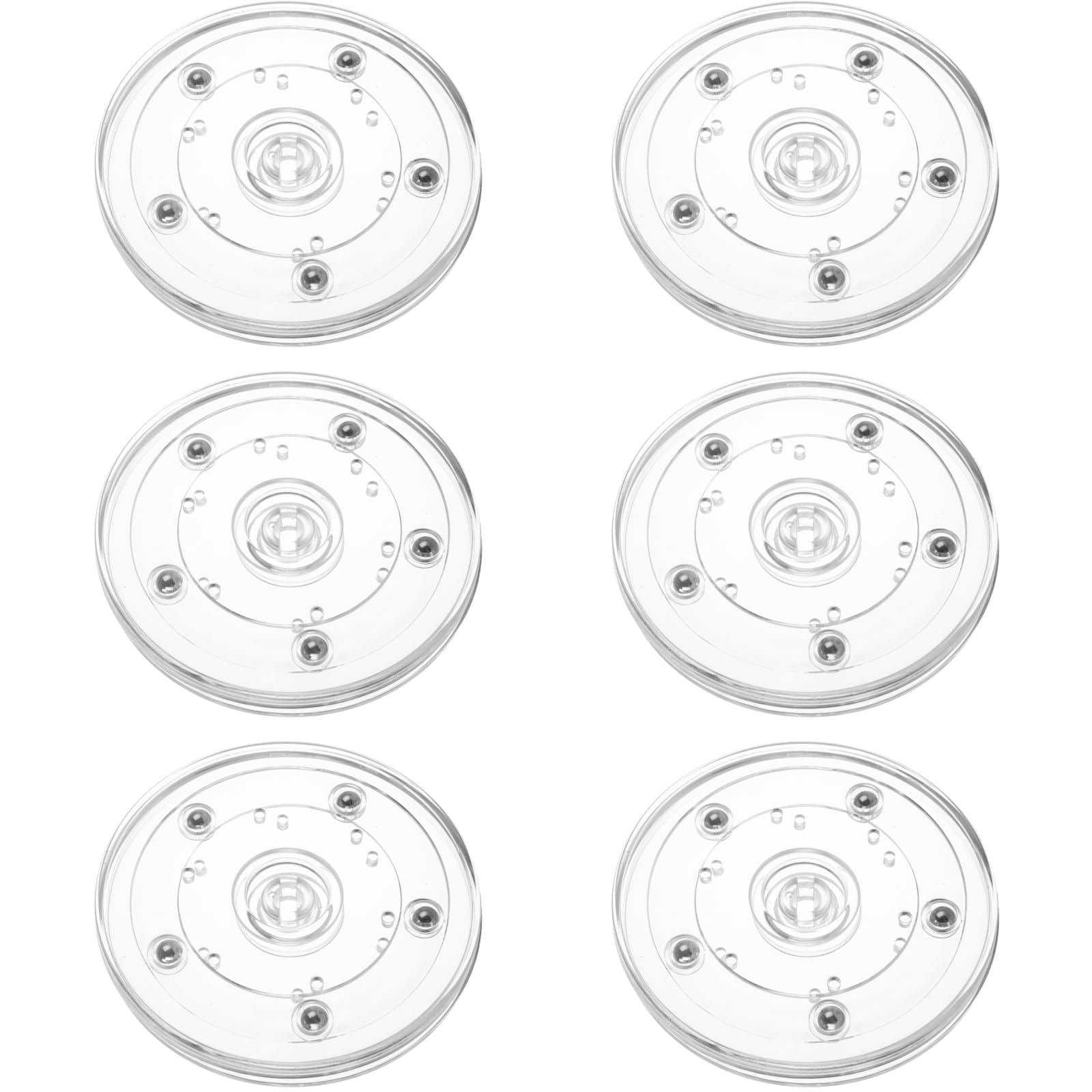 Mini plateau tournant cuisine et table pour organiser vos épices Lot de 6