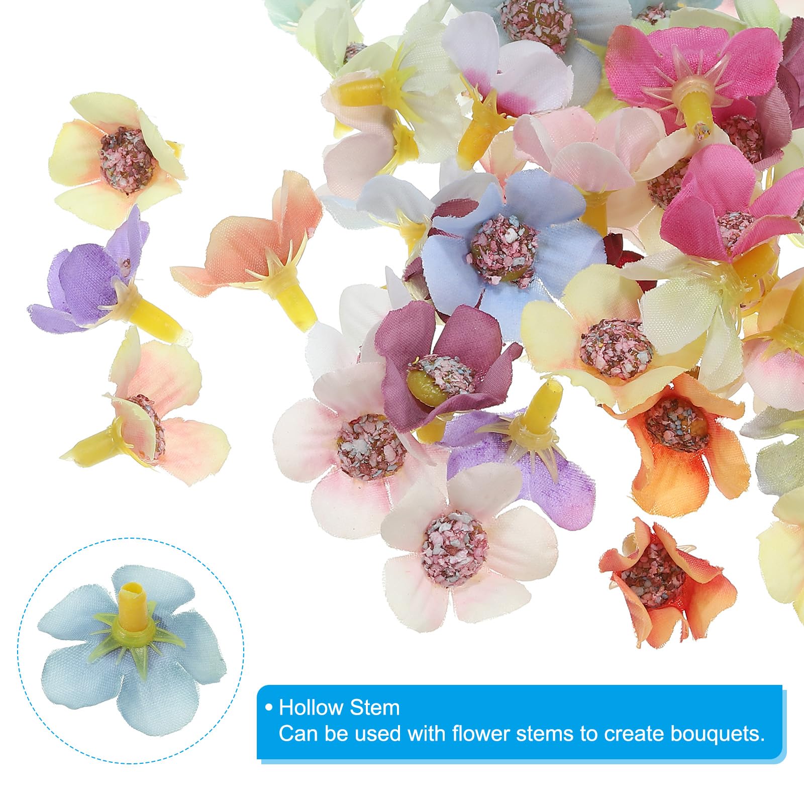 PATIKIL 0.79" Artificial Daisy Flower Heads - Image 4