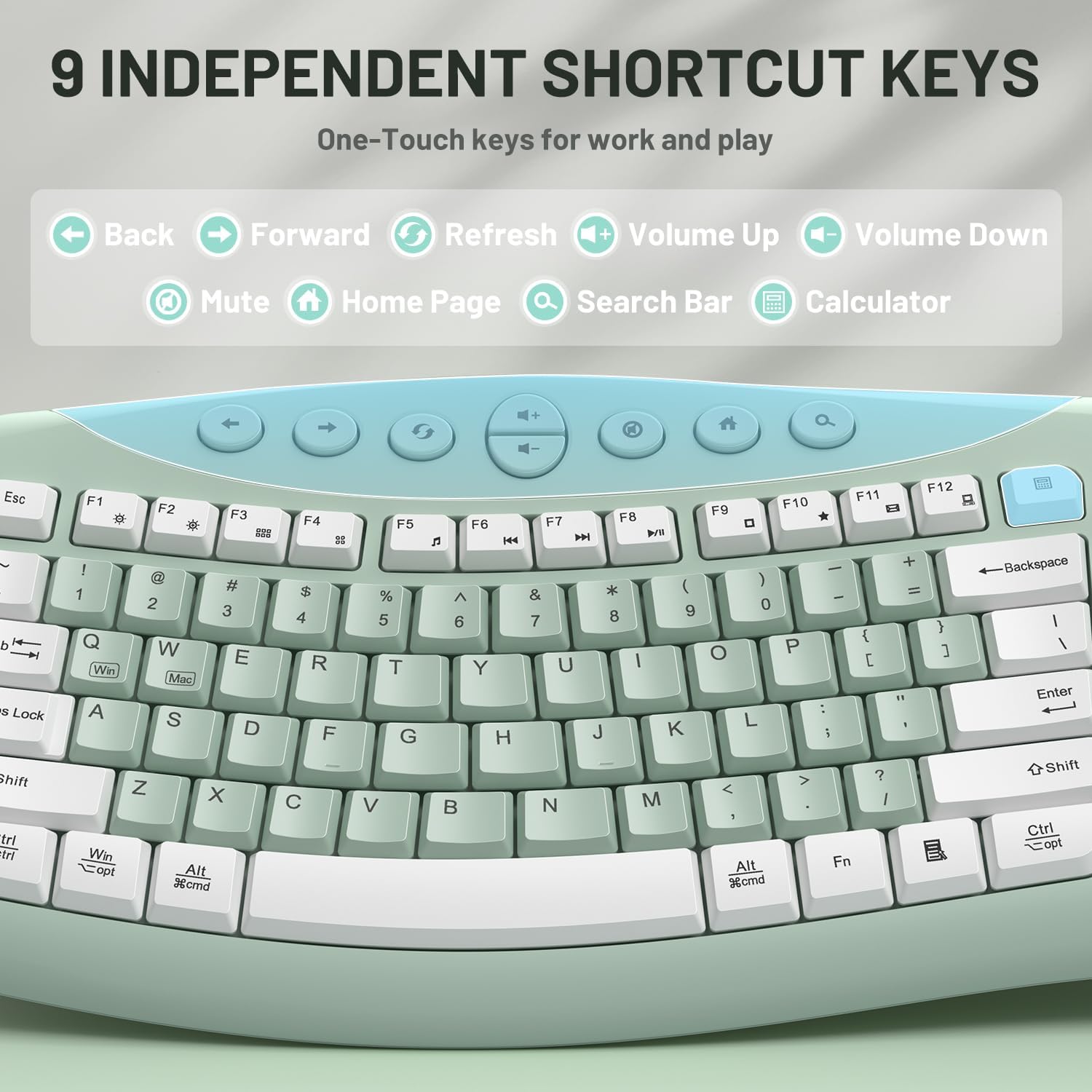 Wireless Keyboard and Mouse Combo,2.4G Full Size Ergonomic Curved Silent Keyboard with Fn Multimedia Keys for Office and Home, 3-DPI Quiet Mouse for Windows,Mac OS Desktop/Laptop/PC(Avocado Green-A) 7 71iFcuKEYSL. AC SL1500