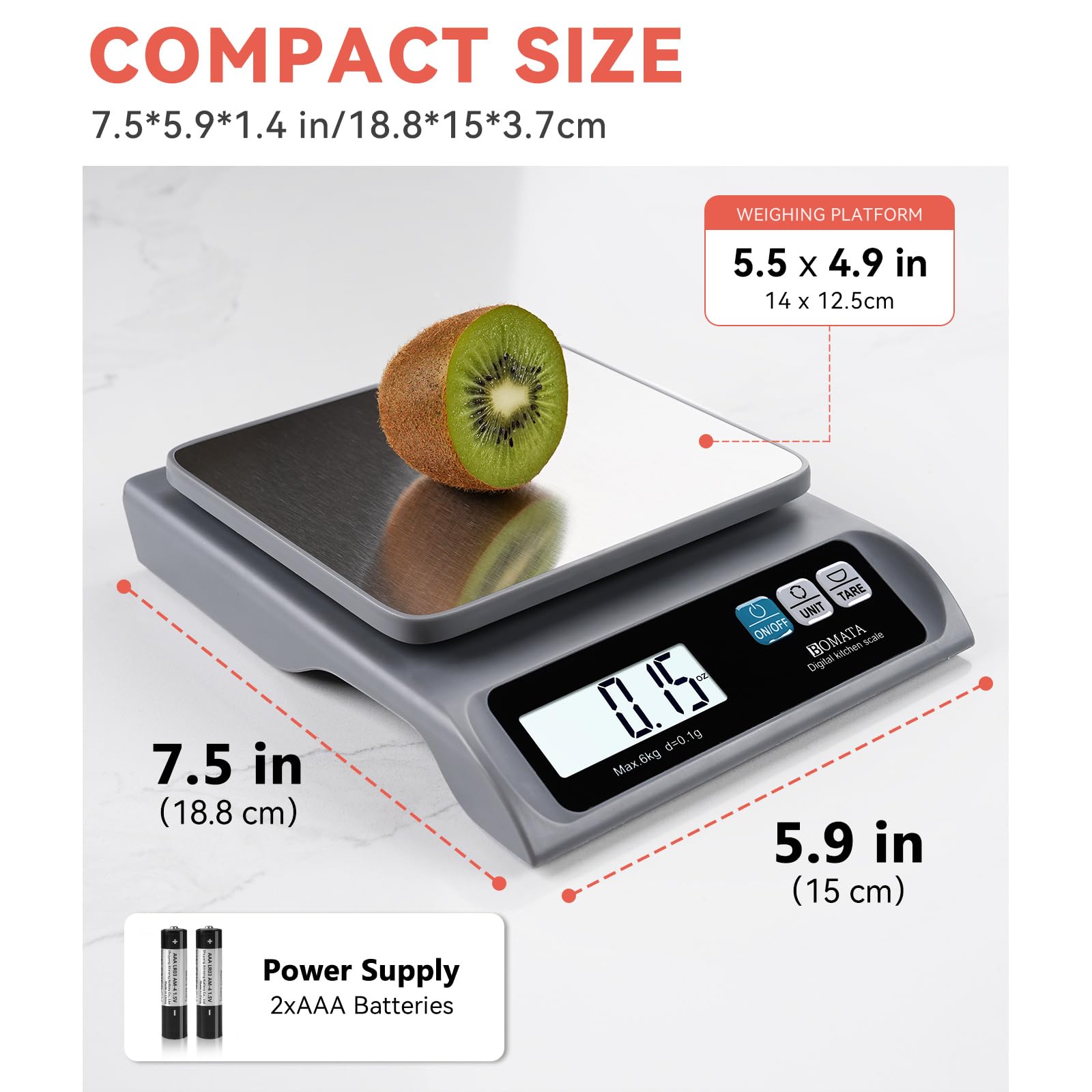 BOMATA Food Scale - 0.1g Precision Digital Scale -4 BOMATA Food Scale - 0.1g Precision Digital Scale -4