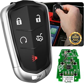 2026 Autel MaxiIM IKEYGM005AL Pr0 g-r*ab-le Blank Smart Universal Key Fob | Fit for GM-Cadillac GMC Chevrolet Chevy, 5 Buttons Keyless Entry Replacement, 130FT 360°, Work w/ KM100, M508S, IM608 PRO II