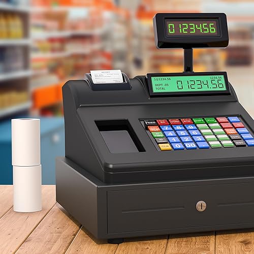 Miniatura 7 de Rollos de papel térmico para caja registradora POS de 2 14 "x 50' (10 rollos) sin BPA para todas las mini impresoras térmicas POS de 2.283 in