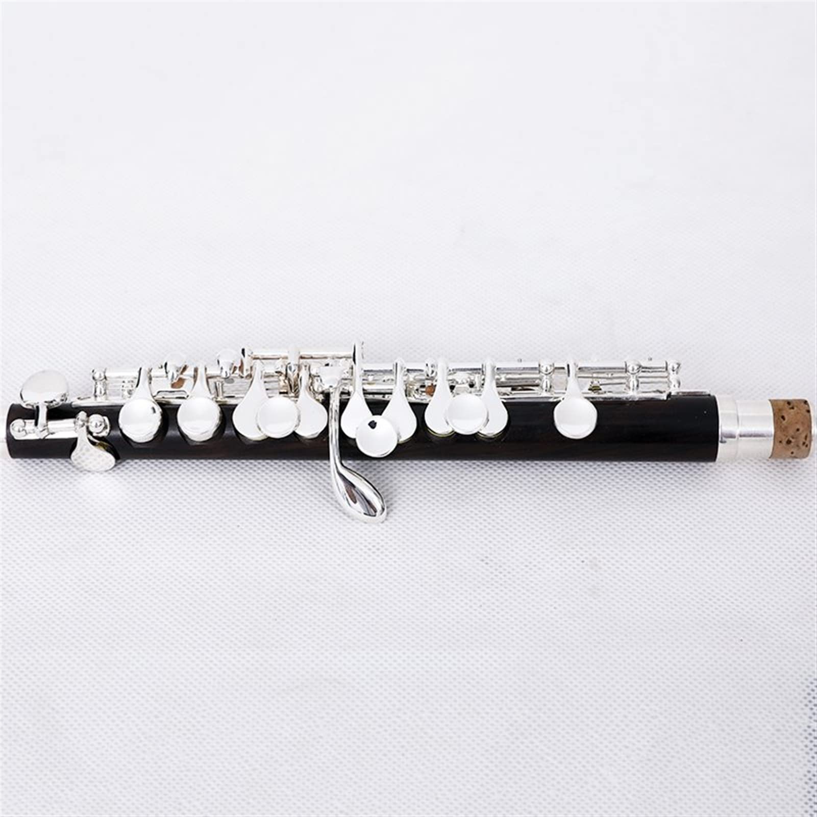 ZUZU Ebony Piccolo C Key Cupronickel Flauta De Tamaño Medio Plateado Material De Cuerpo Kit Flauta
