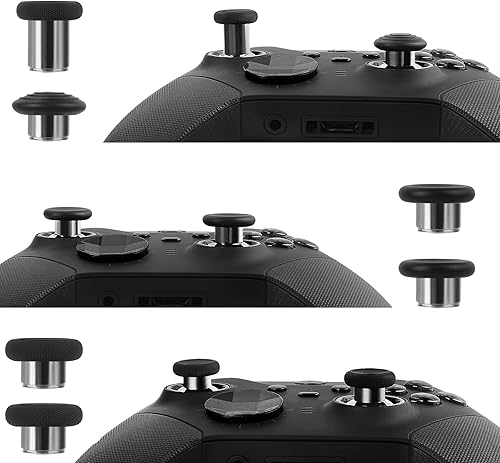 Miniatura 2 de TOMSIN Paquete de repuesto de accesorios para mandos Xbox Elite Series 2 13 en 1, 6 palillos de metal, 2 almohadillas D, 4 palas y 1 ajustador para