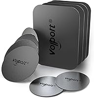 Vista 1 de volport Metal Plate for Phone Magnet, 10 Pack MagicPlate with 3M Adhesive Replacement for Magnetic Phone Car Mount Holder & Cradle & Stand
