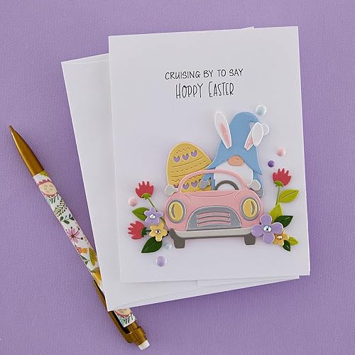 Miniatura 6 de Spellbinders STP-215 Gnome Drive Sentiments - Juego de sellos transparentes