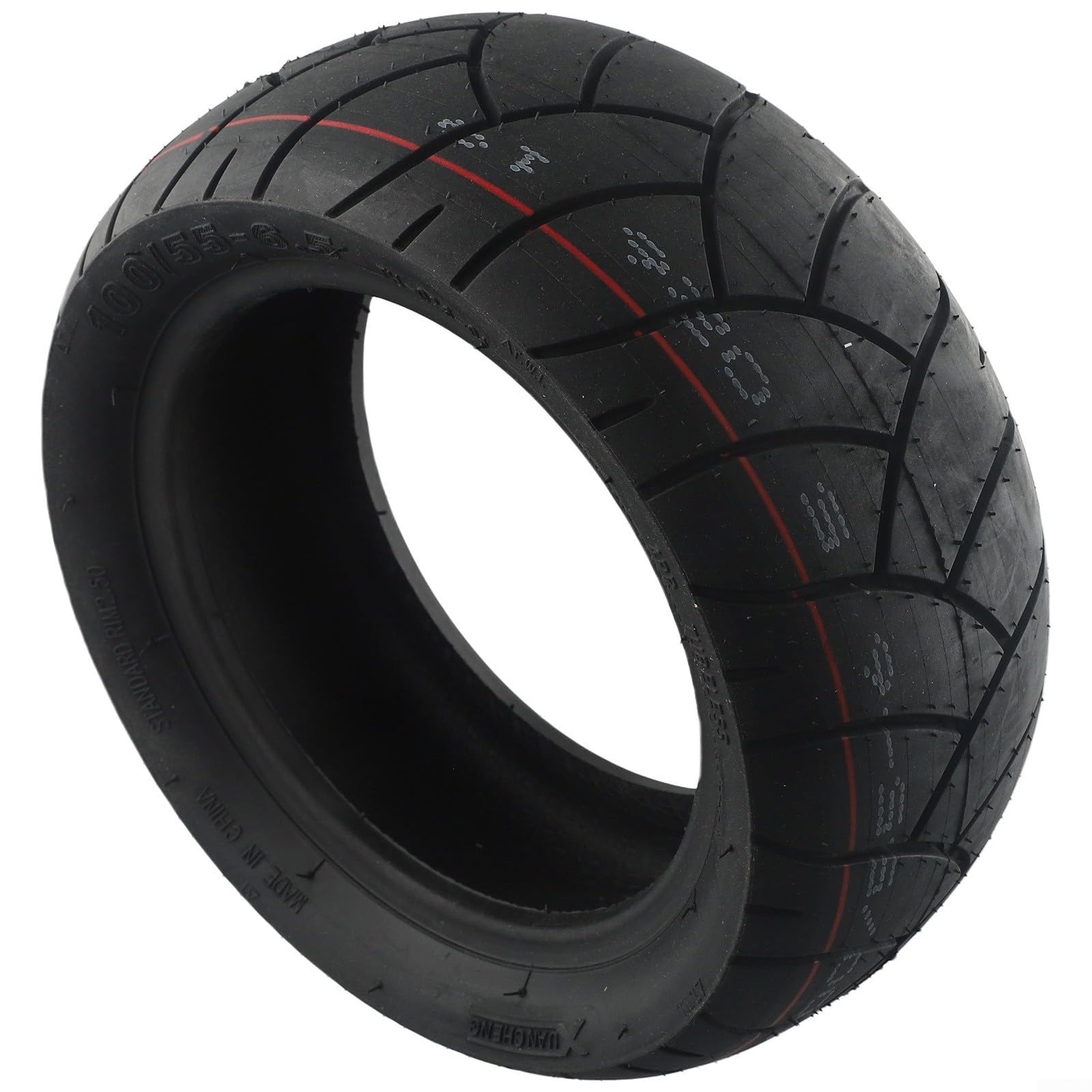 Neumático sin cámara de 11 pulgadas 90/65-6.5 & 100/55-6.5 para patinete eléctrico, neumático de goma resistente y duradero con fuerte agarre, rueda negra todo terreno para patinetes