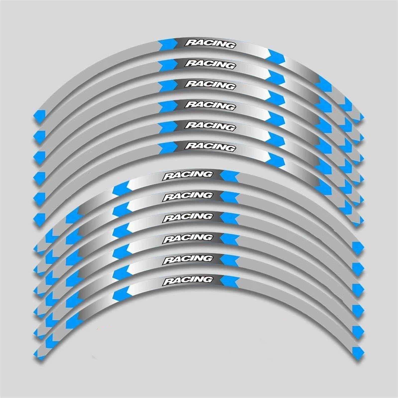 Stickers Motorcycle Reflective Rim Stripe Stickers Edge 1 Set for NC750 NC750S NC750X NC 750 XS 750X 750S(Style 1)