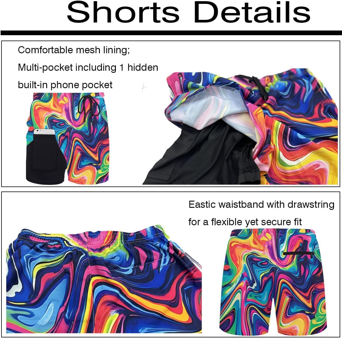 Hawaiian MenS 2 Piece Outfits Rave Duck Shirts Shorts Outfits Tropical Set with Hat